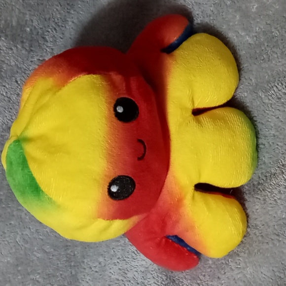 Reversible Tie Dye Happy Grumpy Octopus Plush - Picture 2 of 2